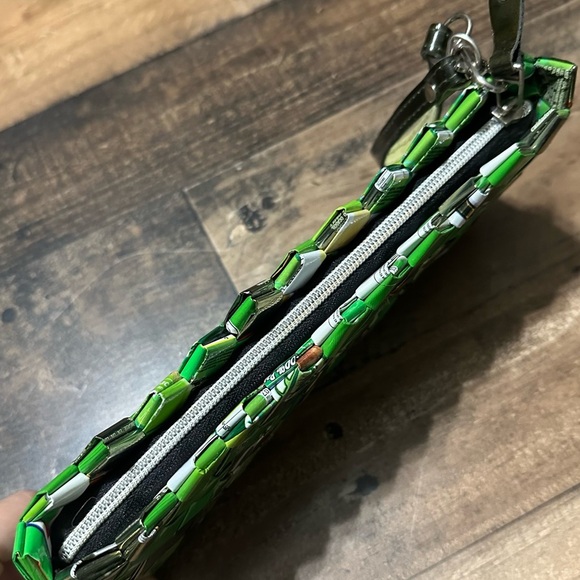 Nahui Ollin Green Wrapper Wristlet - Picture 7 of 8